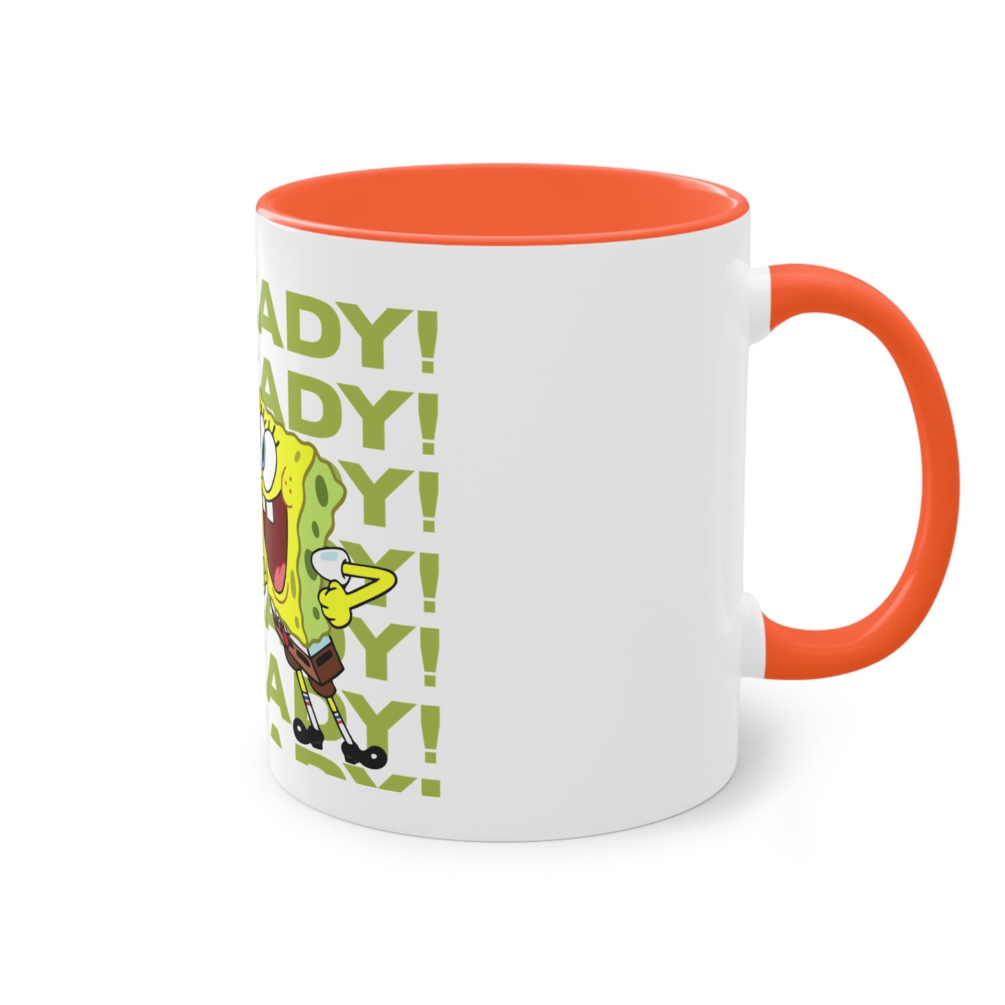 SpongeBob & Patrick Two-Tone Coffee Mug - Perfect for Kids, Cartoon Lovers, Gifts, Birthdays, Home Decor