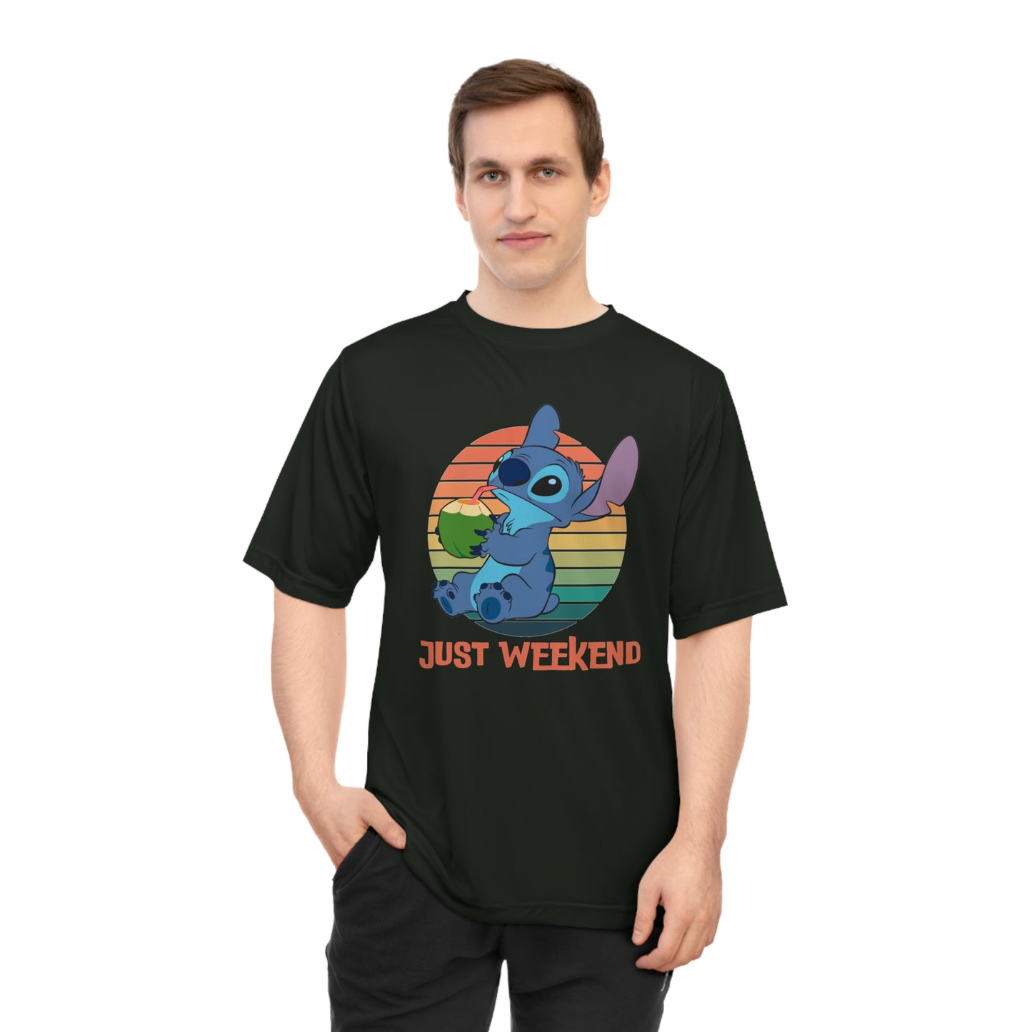 Unisex Weekend Vibes Performance T-shirt, Soft Casual Tee, Gift for Friends, Relaxed Fit Shirt, Perfect for Lounging