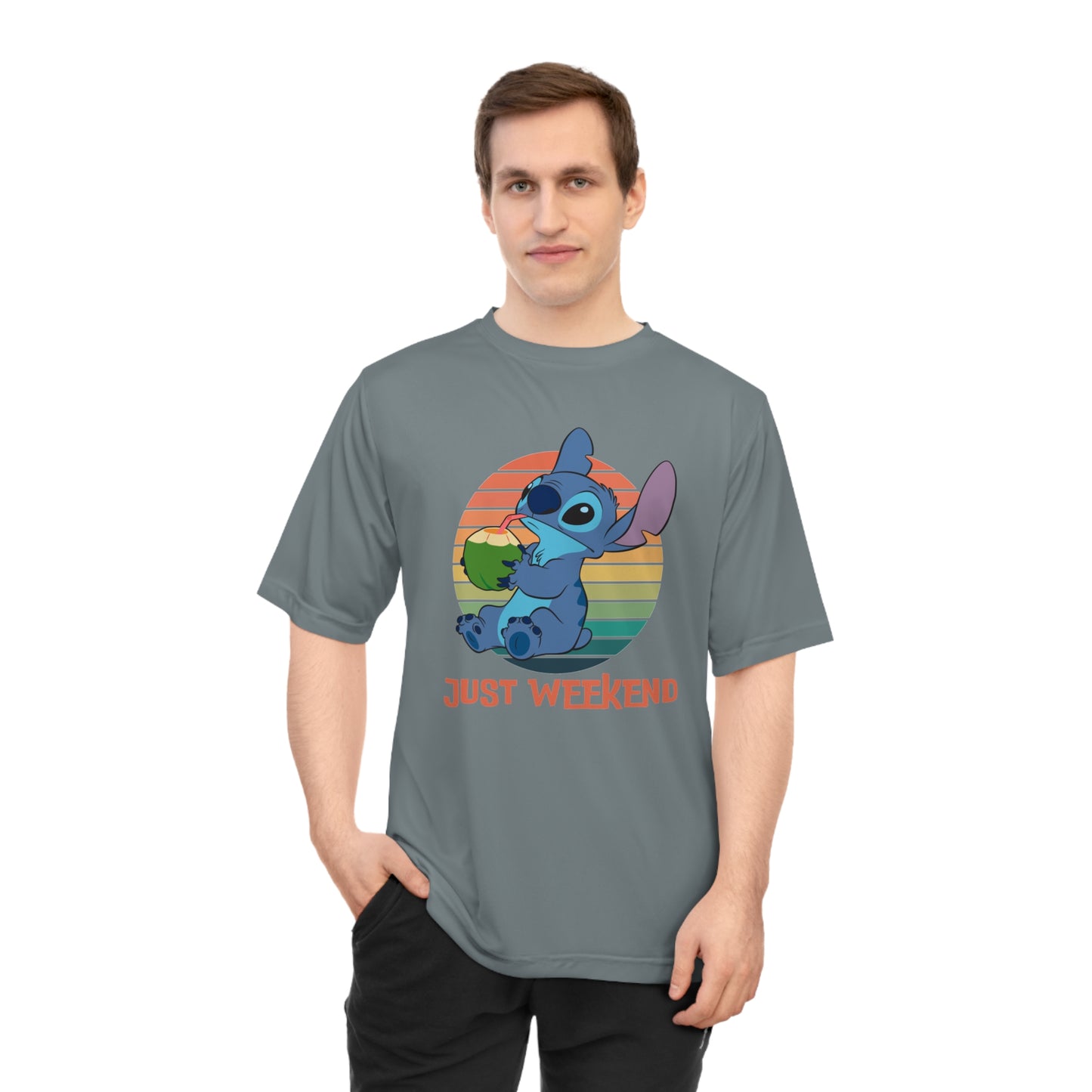 Unisex Weekend Vibes Performance T-shirt, Soft Casual Tee, Gift for Friends, Relaxed Fit Shirt, Perfect for Lounging
