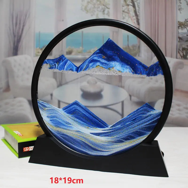 Hourglass Art Glass Decoration