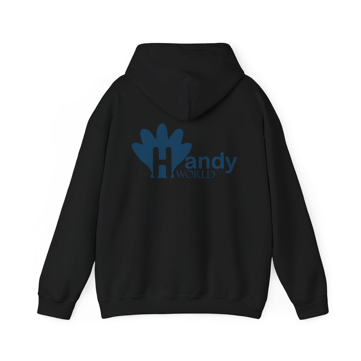 Charming Hooded Sweatshirt Featuring 'Handy World' Design | Cozy Gift for Friends, Birthdays, Casual Wear, Unique Fashion