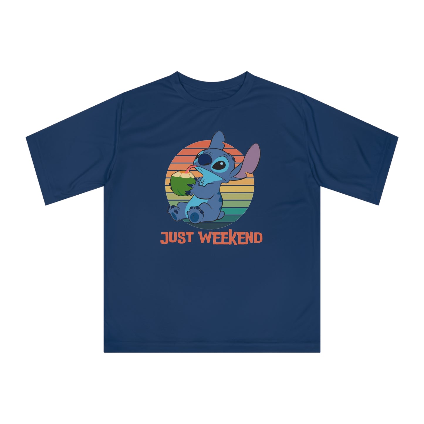 Unisex Weekend Vibes Performance T-shirt, Soft Casual Tee, Gift for Friends, Relaxed Fit Shirt, Perfect for Lounging