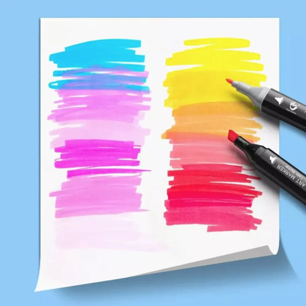 168 Colors Dual Tip Art Markers