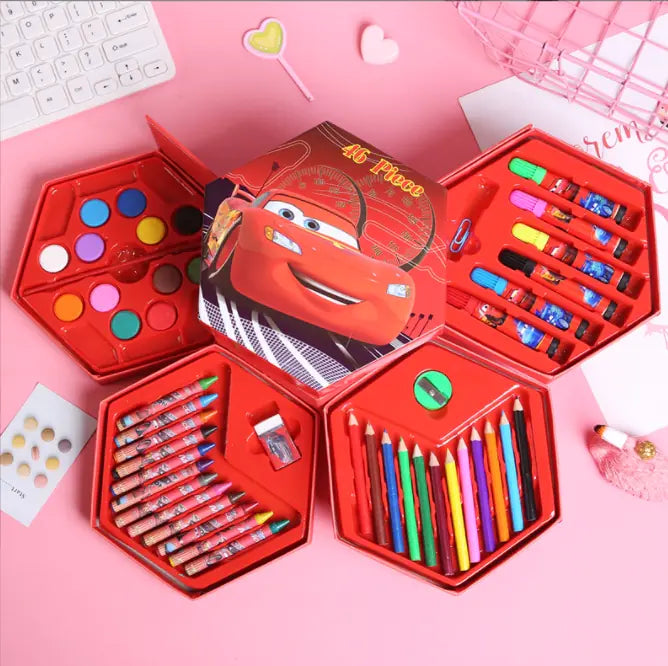 46-Piece Watercolor Pen Gift Set – Vibrant Colors for Art Projects