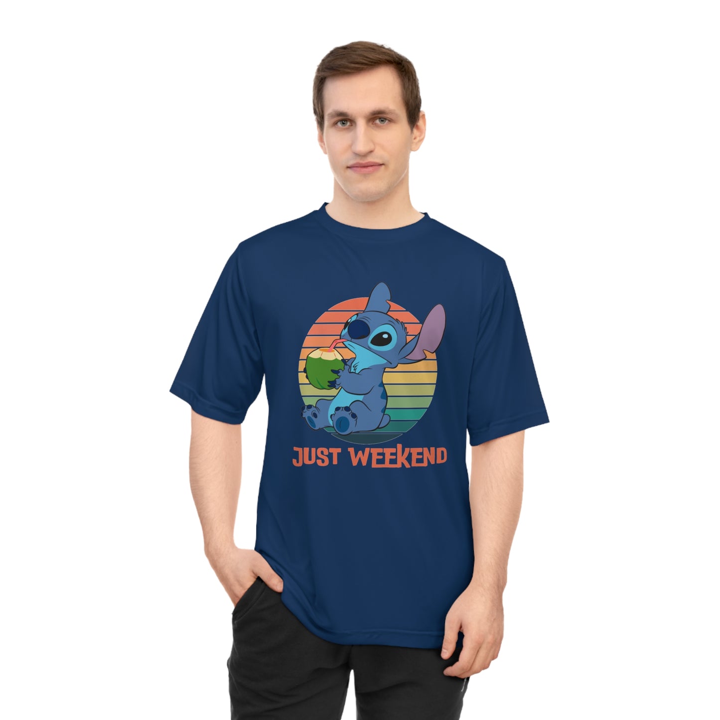 Unisex Weekend Vibes Performance T-shirt, Soft Casual Tee, Gift for Friends, Relaxed Fit Shirt, Perfect for Lounging