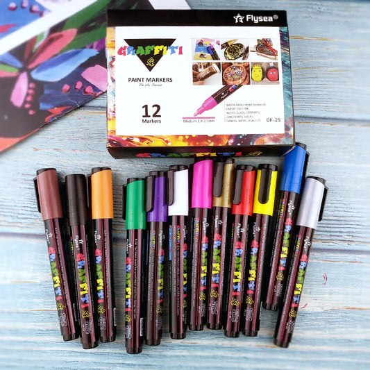 Acrylic Paint Markers: Perfect for any surface Stone, Wood, Ceramics
