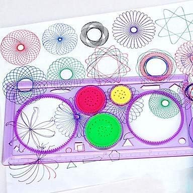 Multifunctional Drawing Template Ruler Set for Kids