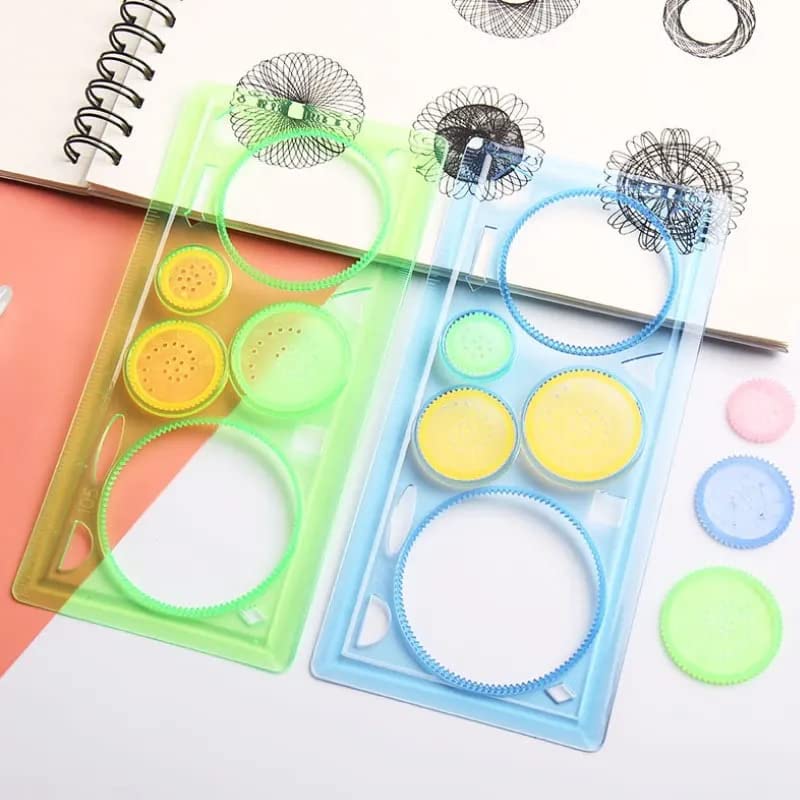 Multifunctional Drawing Template Ruler Set for Kids