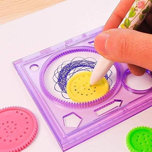 Multifunctional Drawing Template Ruler Set for Kids