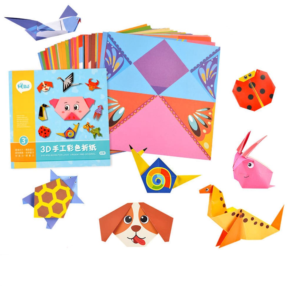 Origami Craft Book - DIY Colored Paper Set