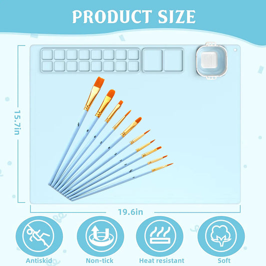 Creative Silicone Painting Mat – Ideal for Drawing & Doodling