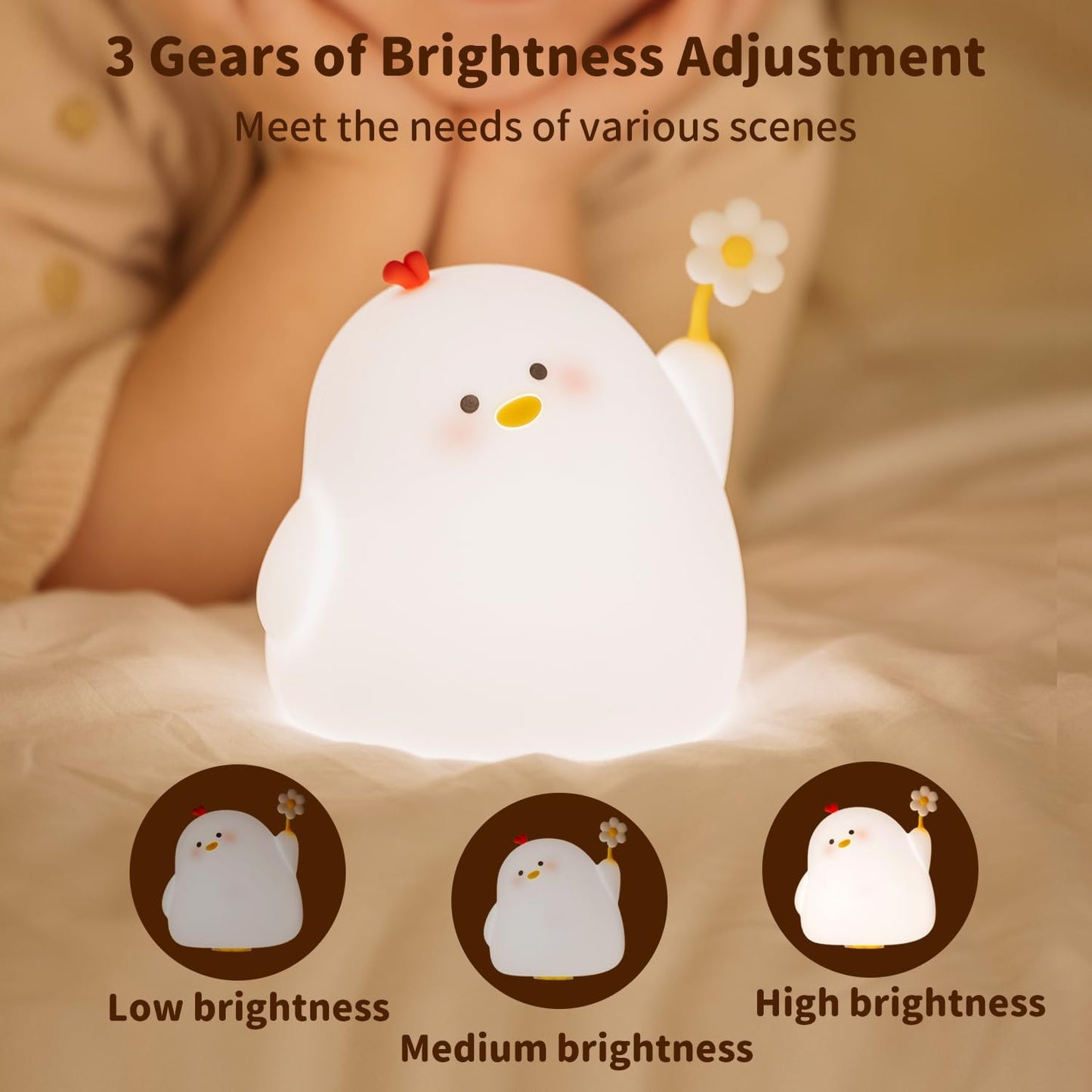Cute Chicken Night Light