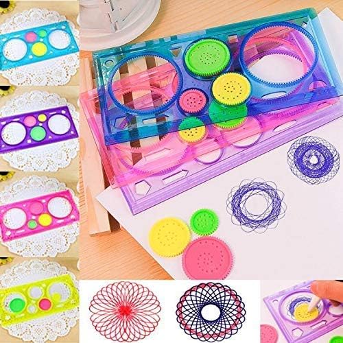 Multifunctional Drawing Template Ruler Set for Kids
