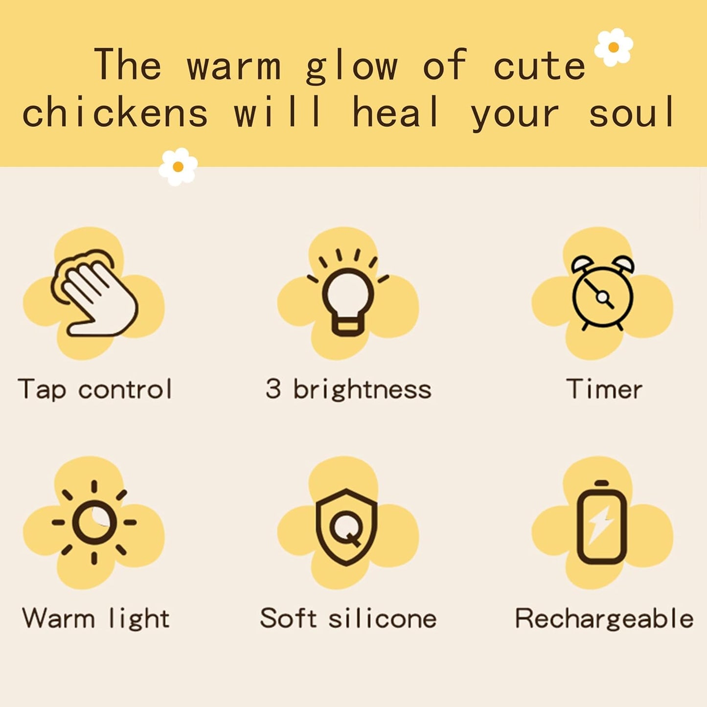 Cute Chicken Night Light