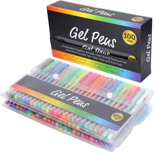 100 Colors Neutral Pen for Creative Drawing