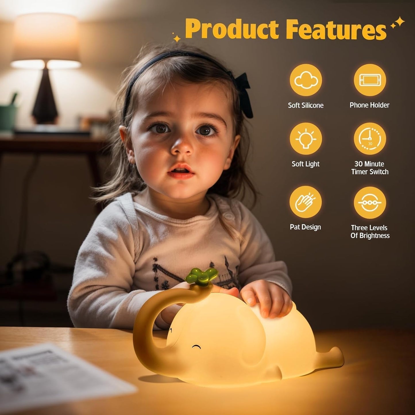 Dreamy Dumbo Bedside Light