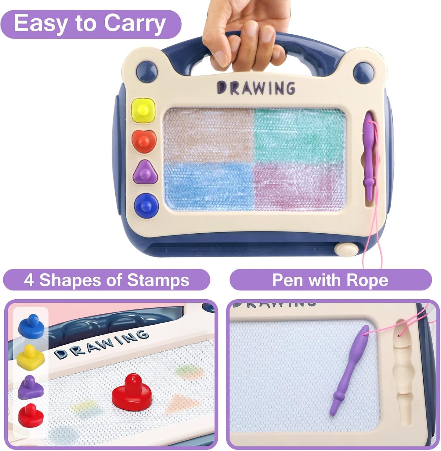 Portable Children's Drawing Board - Drawing Fun Anytime, Anywhere
