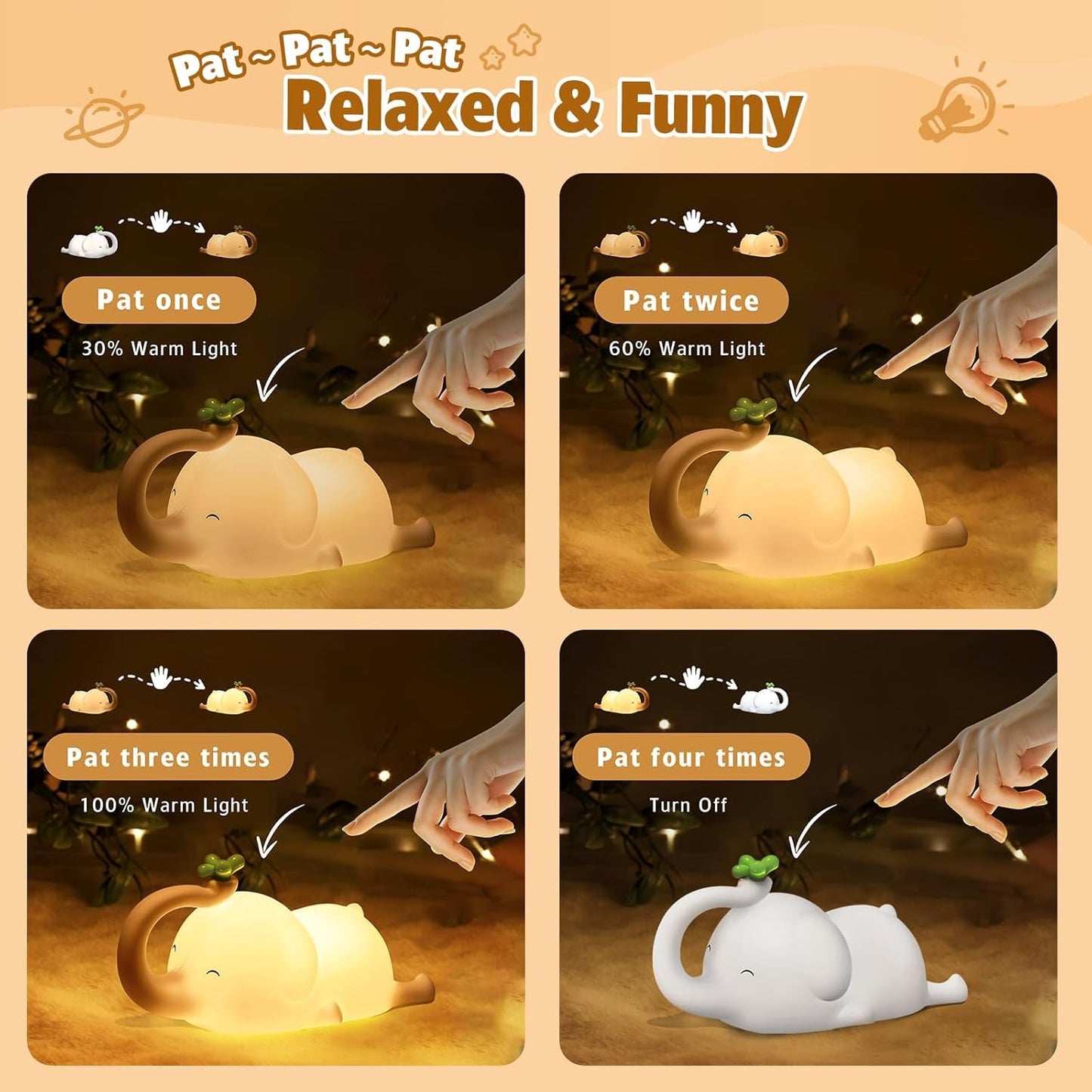 Dreamy Dumbo Bedside Light