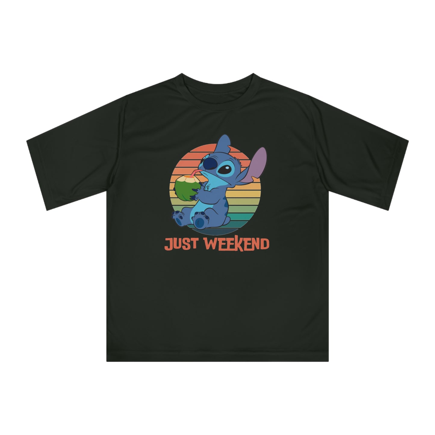 Unisex Weekend Vibes Performance T-shirt, Soft Casual Tee, Gift for Friends, Relaxed Fit Shirt, Perfect for Lounging