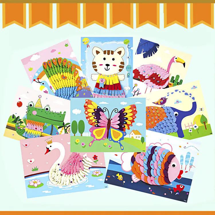 DIY 3D Sticker Craft Kit – Unleash Your Artistic Flair!