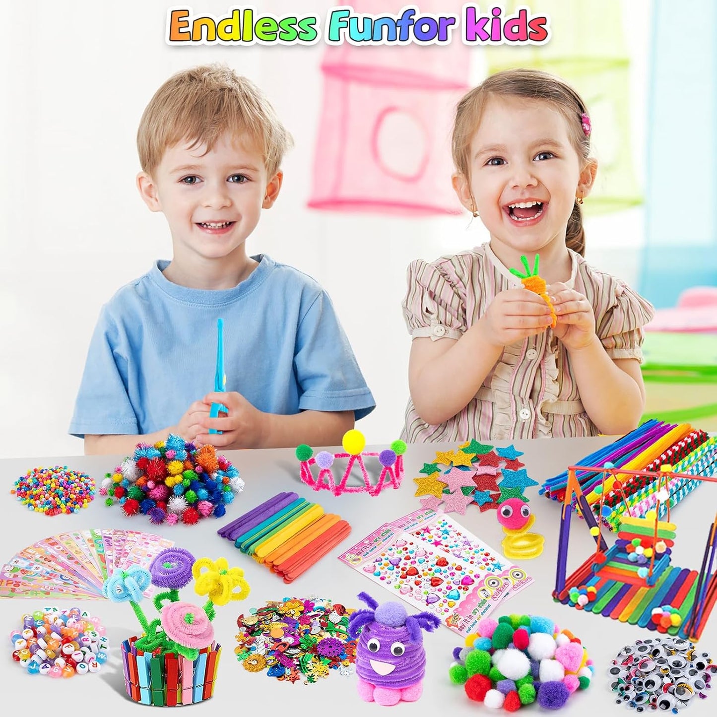 Ultimate 2000+ Pcs Sundaymot Craft Supplies – DIY Set for Creative Minds