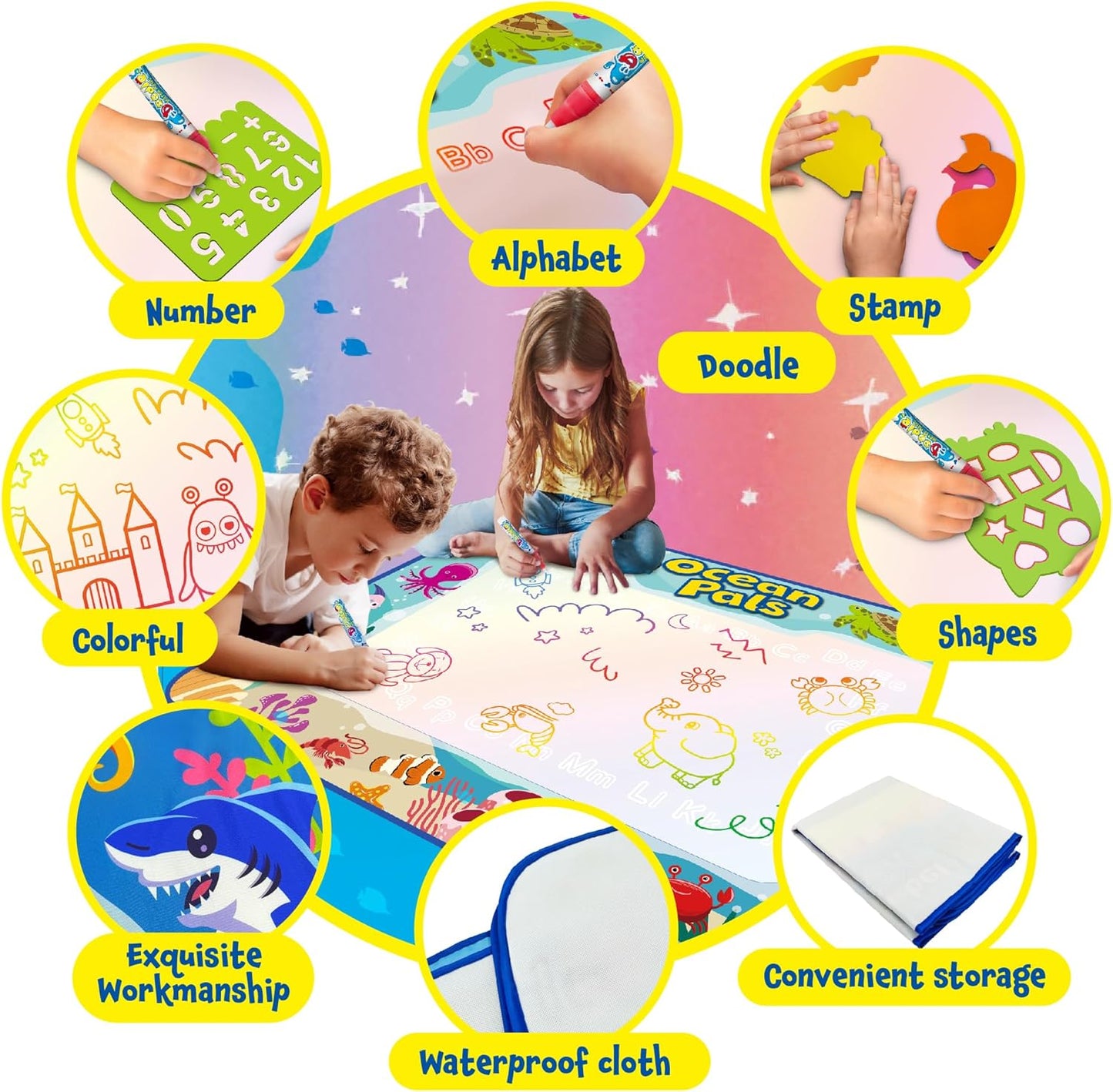 Water Doodle Magic for Kids – Ocean Pals Adventure