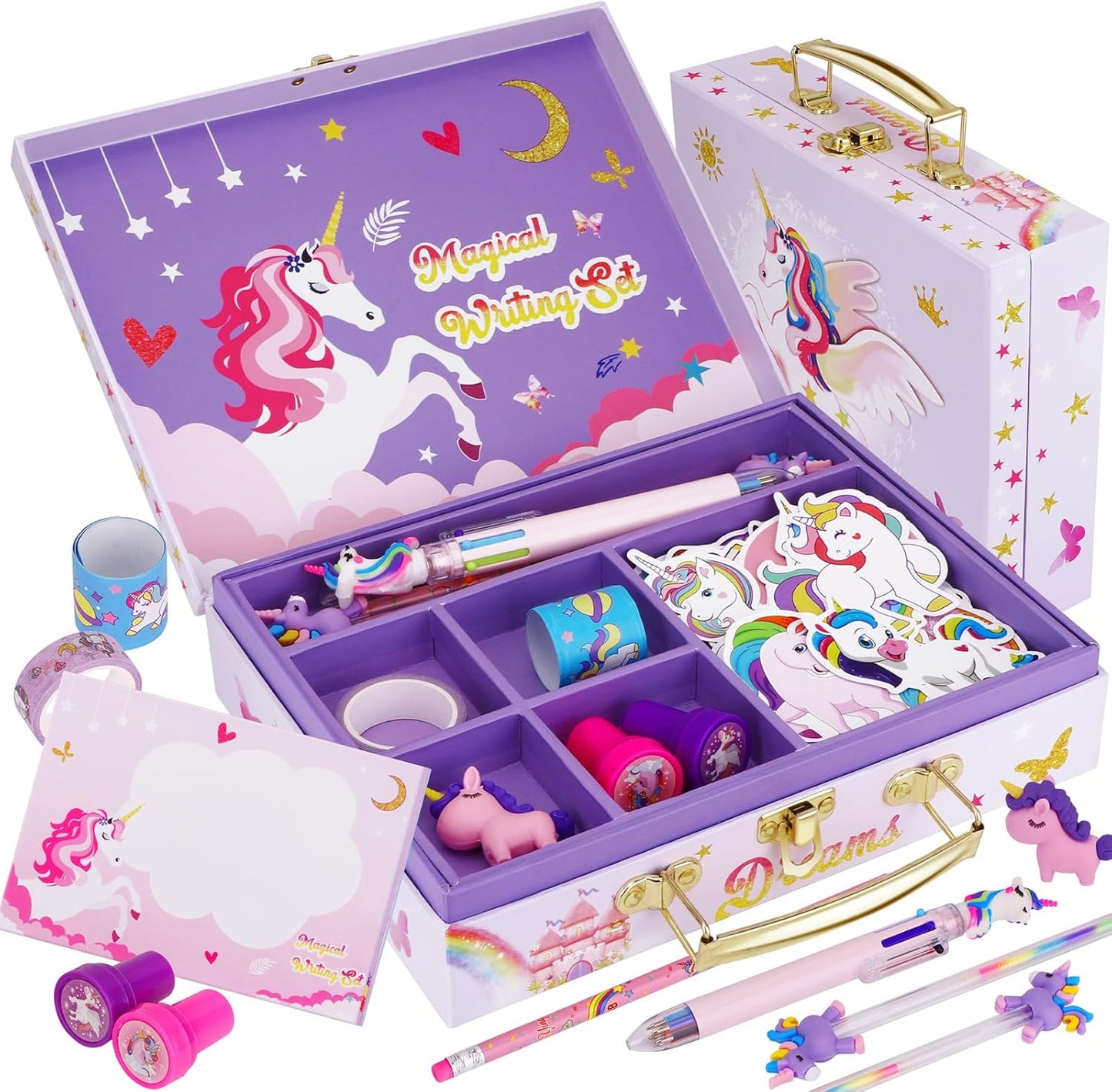 66PCS Unicorn Art Supplies Set for Kids (Ages 4-12)