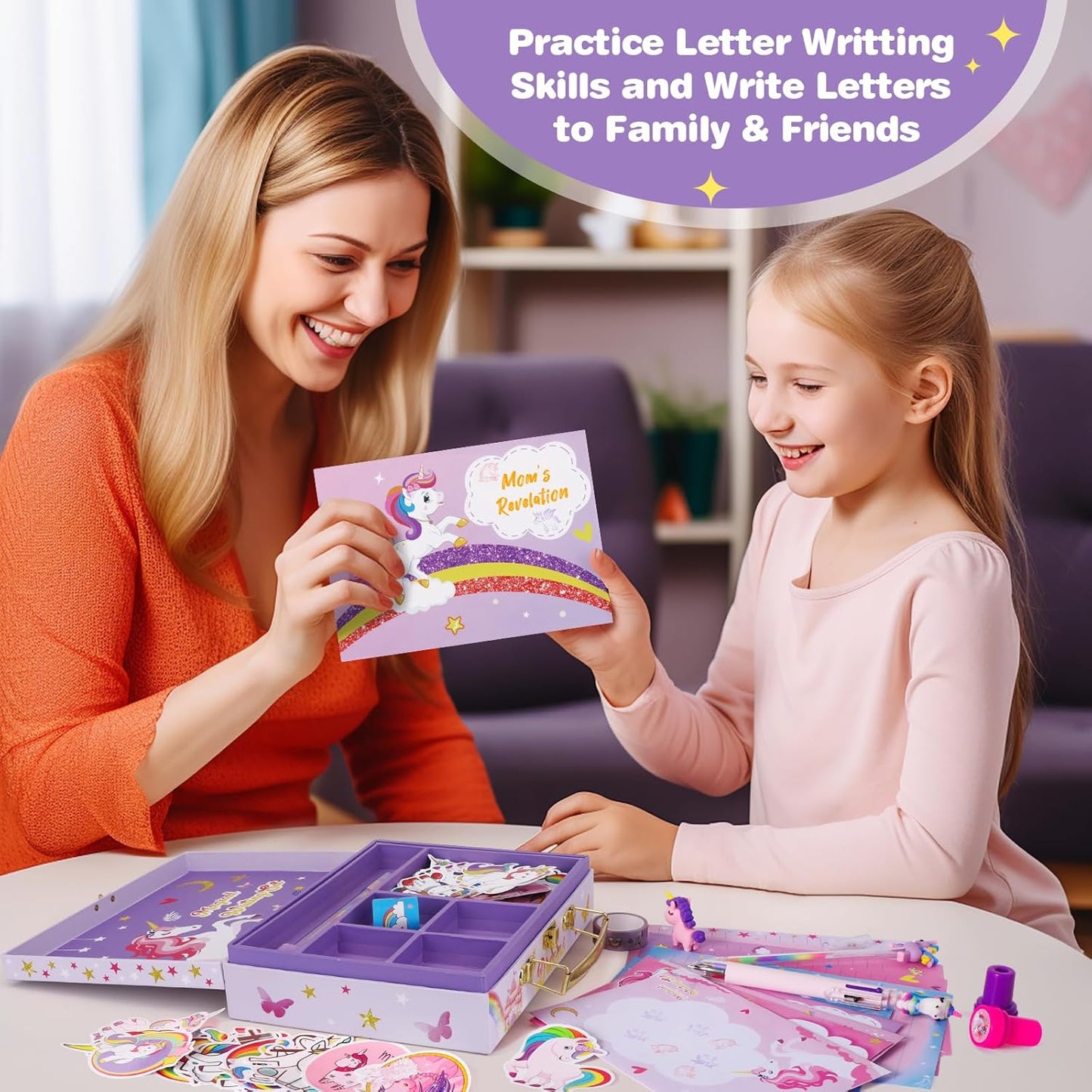 66PCS Unicorn Art Supplies Set for Kids (Ages 4-12)