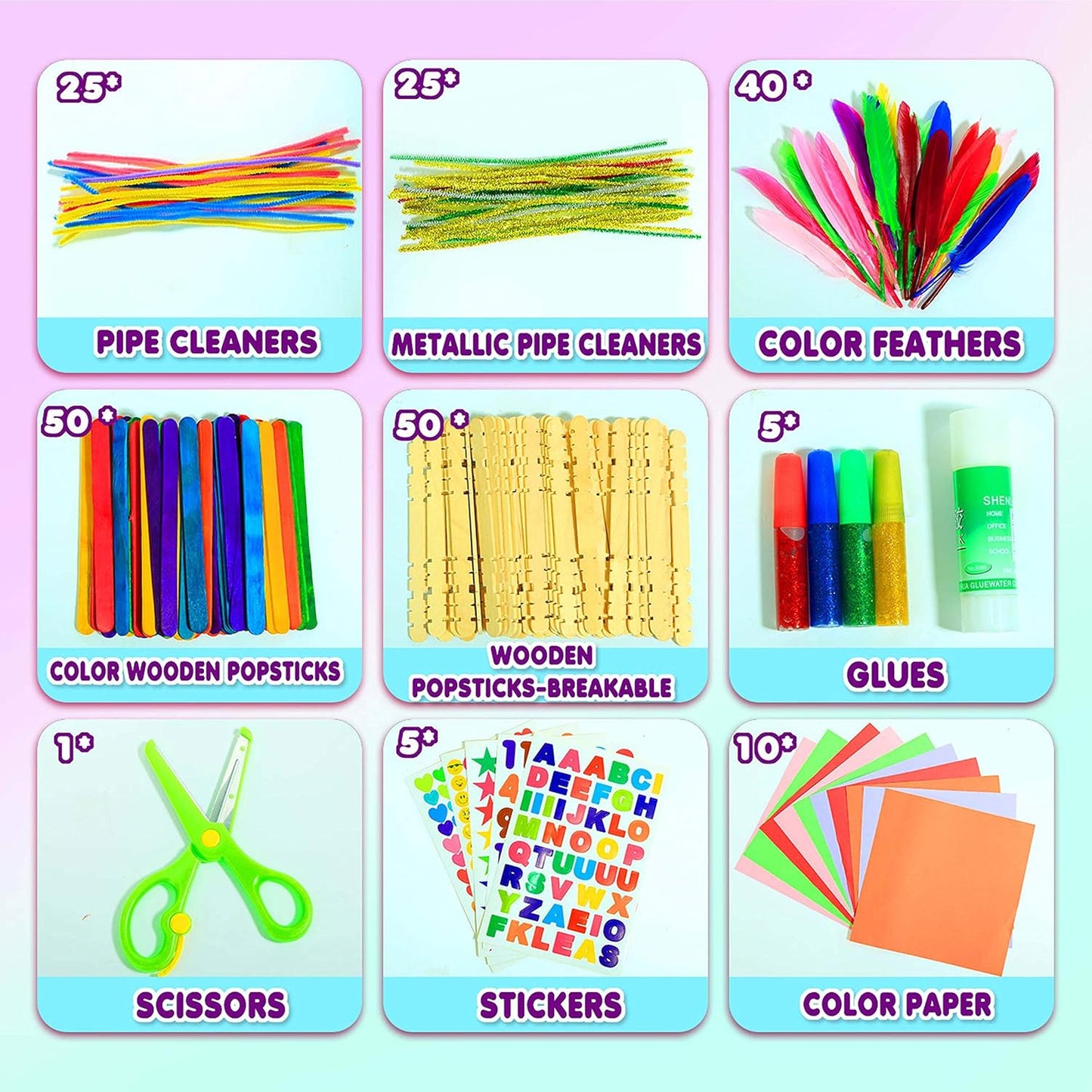 Ultimate 1000+ Pcs Craft Set – Exclusive from Handy World Art