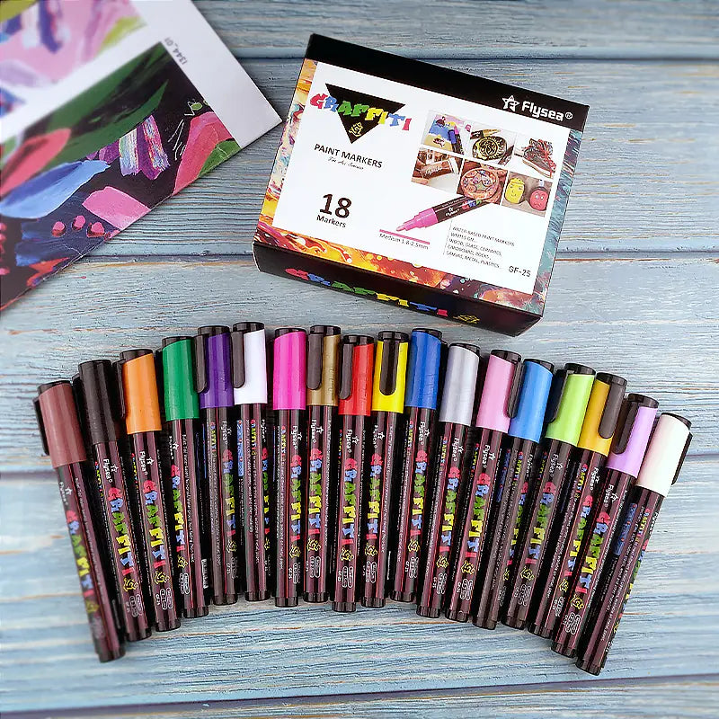 Acrylic Paint Markers: Perfect for any surface Stone, Wood, Ceramics