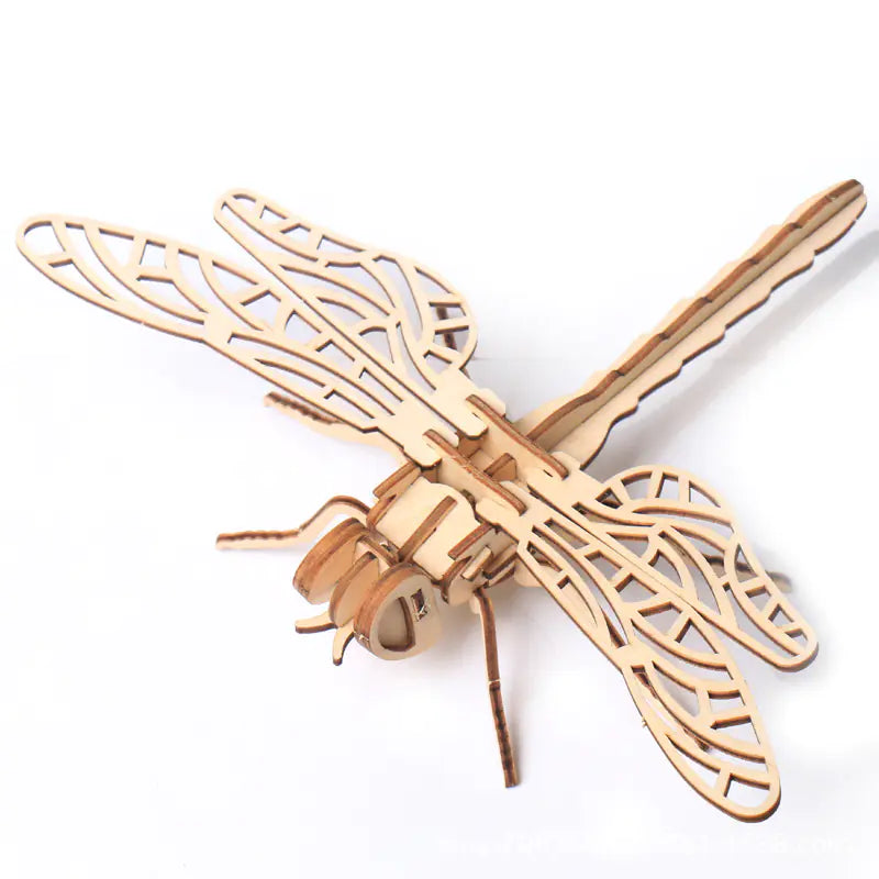 DIY Wooden Insect Model Puzzle for Kids (3D Craft)
