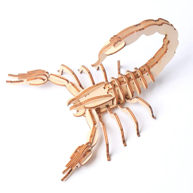 DIY Wooden Insect Model Puzzle for Kids (3D Craft)