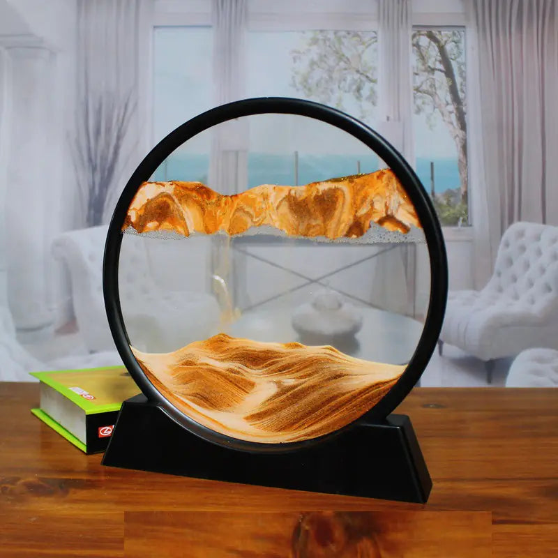 Hourglass Art Glass Decoration