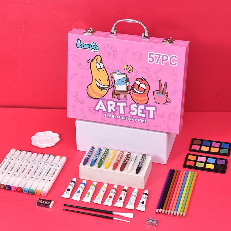 57PC Larva Drawing Markers – Bring Art to Life