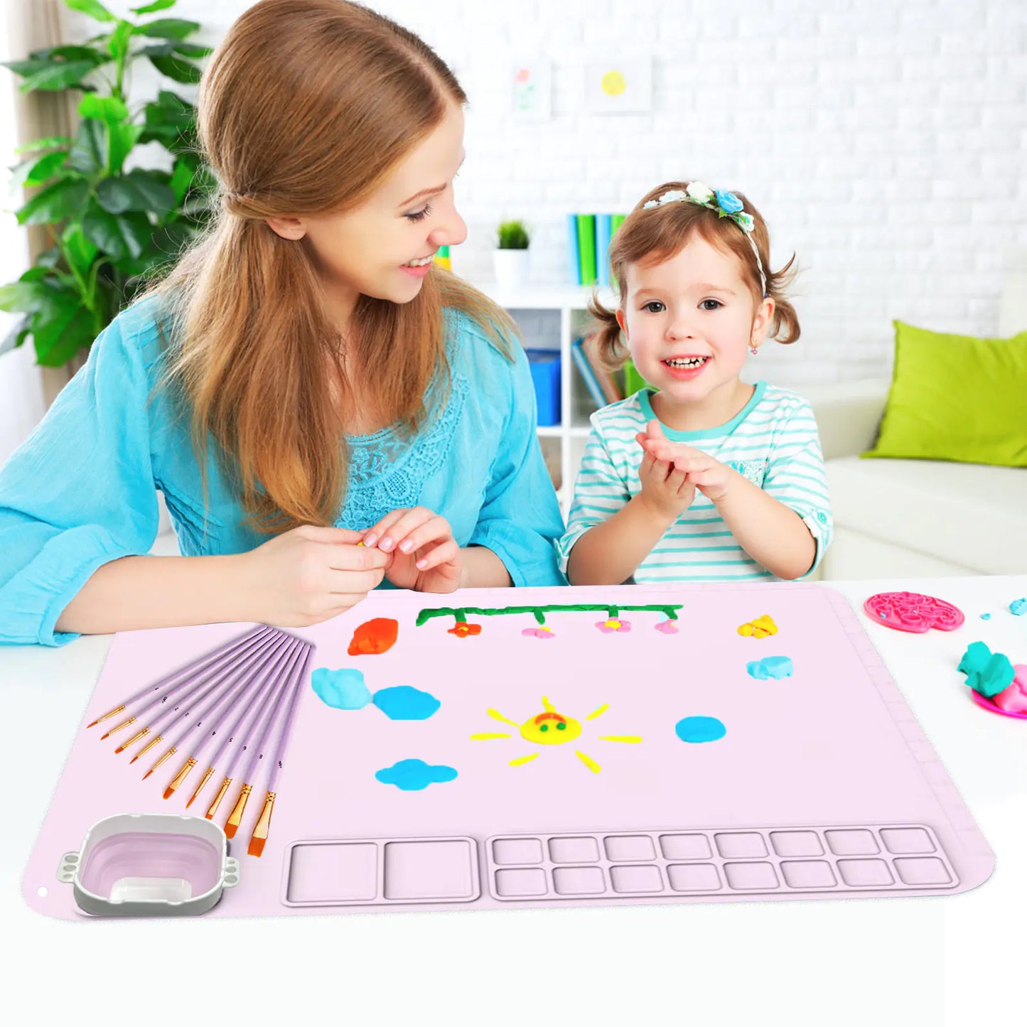 Creative Silicone Painting Mat – Ideal for Drawing & Doodling