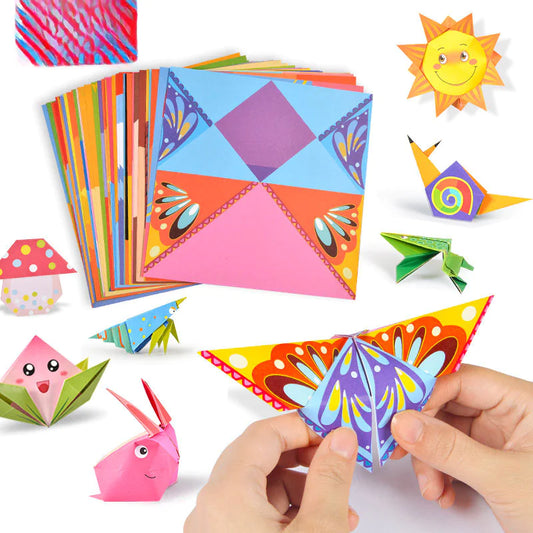 Origami Craft Book - DIY Colored Paper Set
