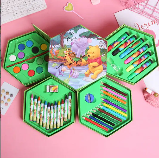 46-Piece Watercolor Pen Gift Set – Vibrant Colors for Art Projects