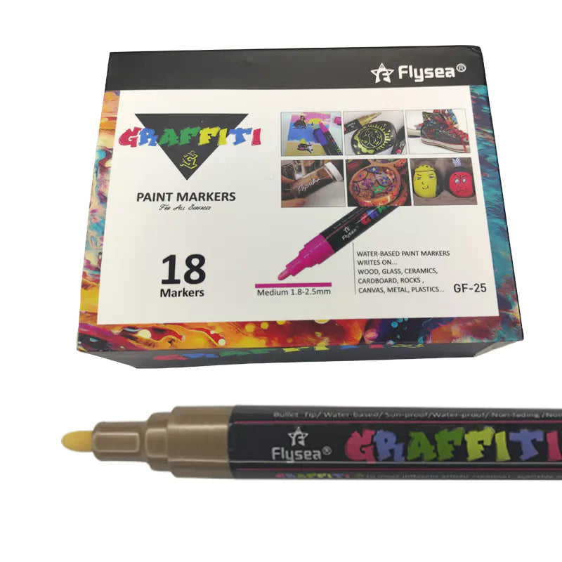 Acrylic Paint Markers: Perfect for any surface Stone, Wood, Ceramics