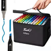 Touch 120-Color Watercolor Brush Markers for Artists