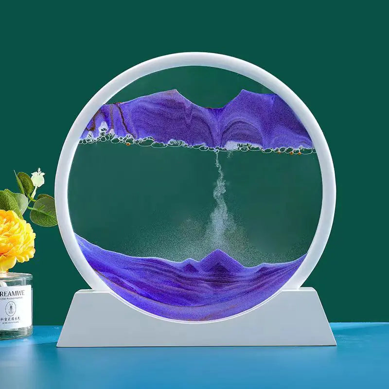 Hourglass Art Glass Decoration