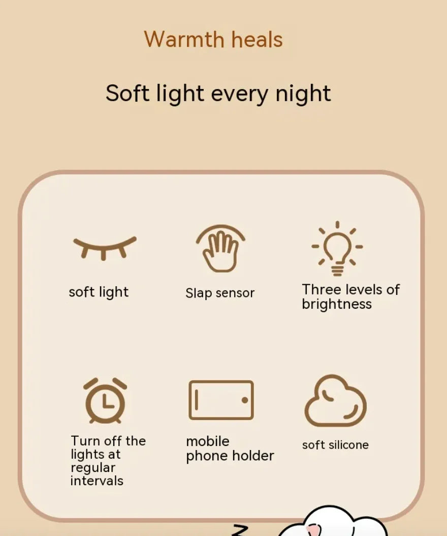 Cute Sheep Silicone Night Light