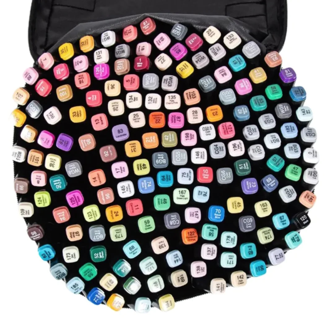 168 Colors Dual Tip Art Markers