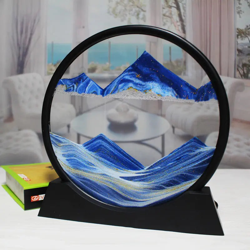 Hourglass Art Glass Decoration
