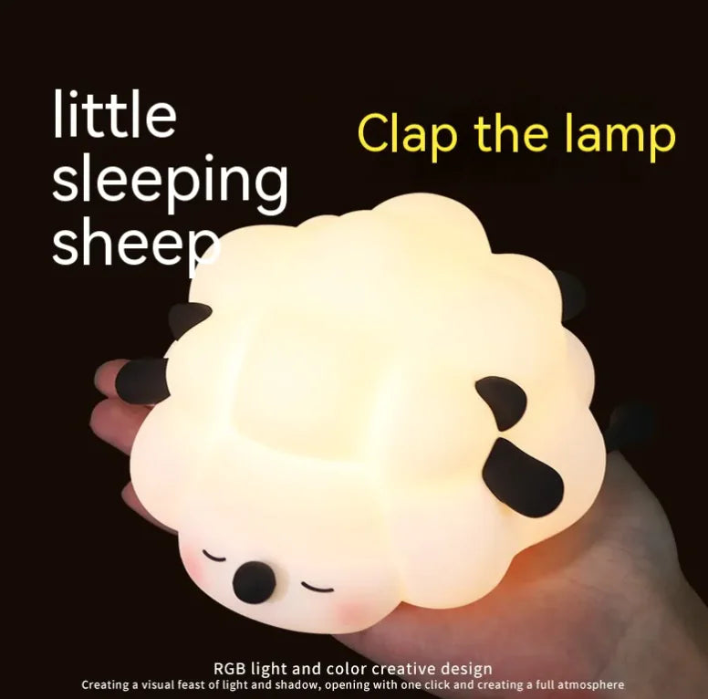 Cute Sheep Silicone Night Light