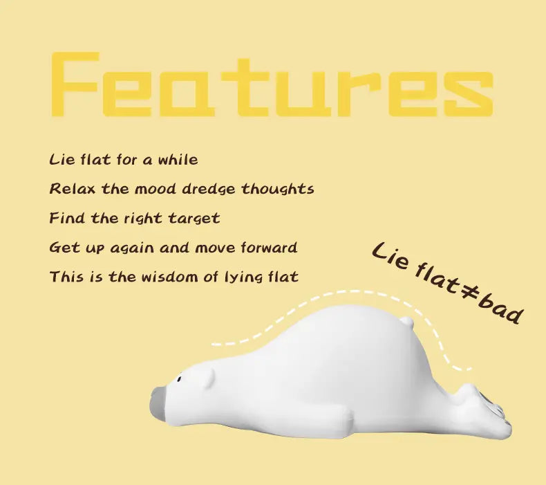 Cute Silicone Duck Night Light - Rechargeable Touch Lamp