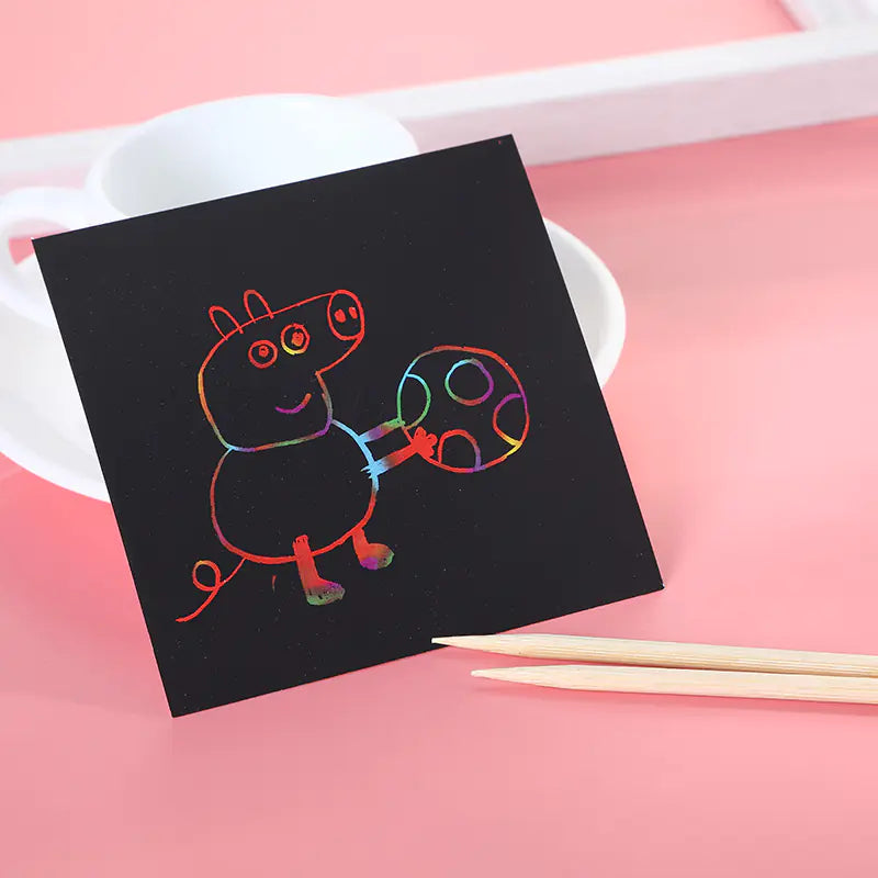 Colorful Scratch Art Notebook