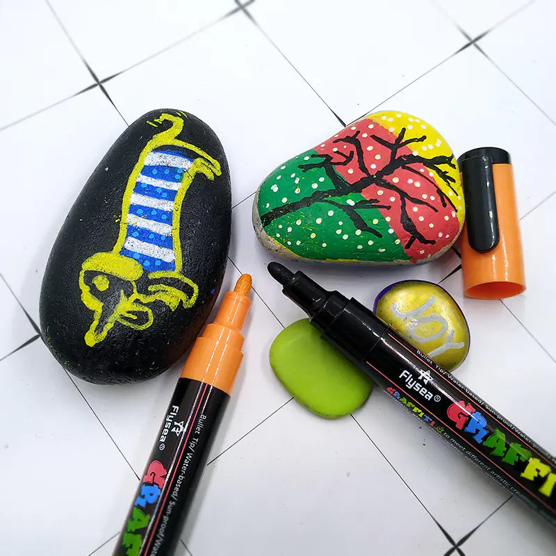 Acrylic Paint Markers: Perfect for any surface Stone, Wood, Ceramics
