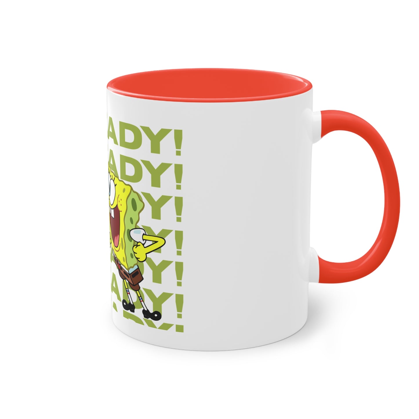 SpongeBob & Patrick Two-Tone Coffee Mug - Perfect for Kids, Cartoon Lovers, Gifts, Birthdays, Home Decor