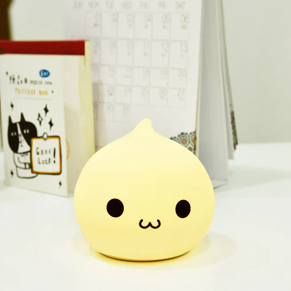 Colorful Bunny Night Light - Cute Table Lamp Gift