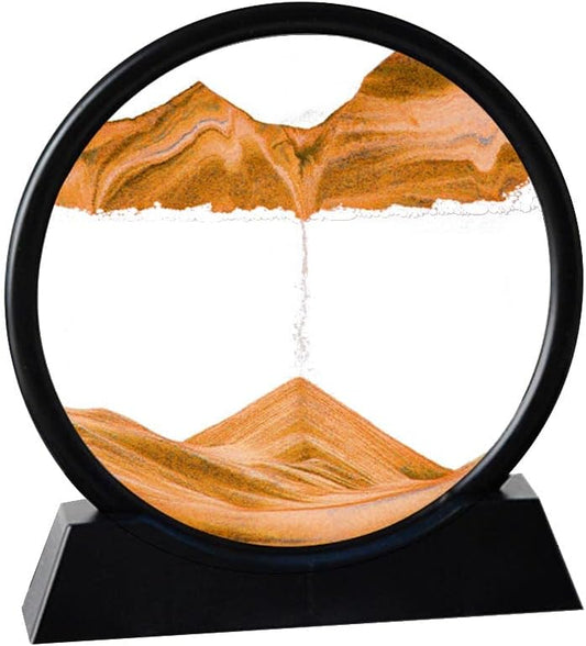 Hourglass Art Glass Decoration